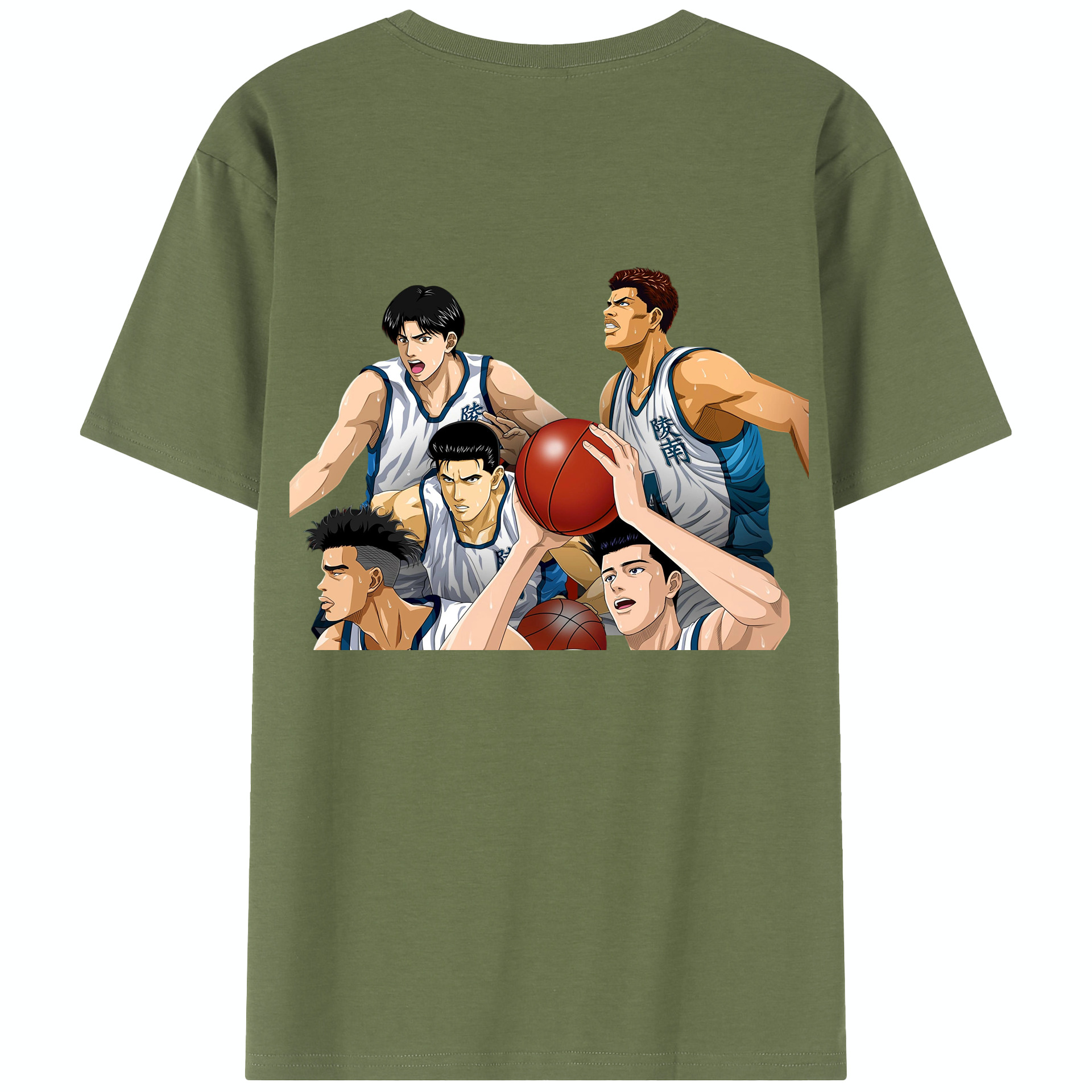 SLAM DUNK／スラムダンク 綿100％半袖Tシャツ（背面プリント）